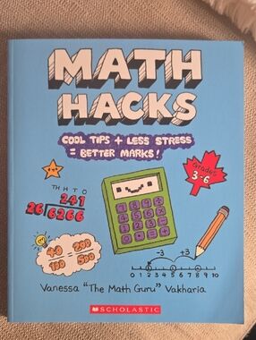 Scholastic Math Hacks Book - Grades 3 To 6